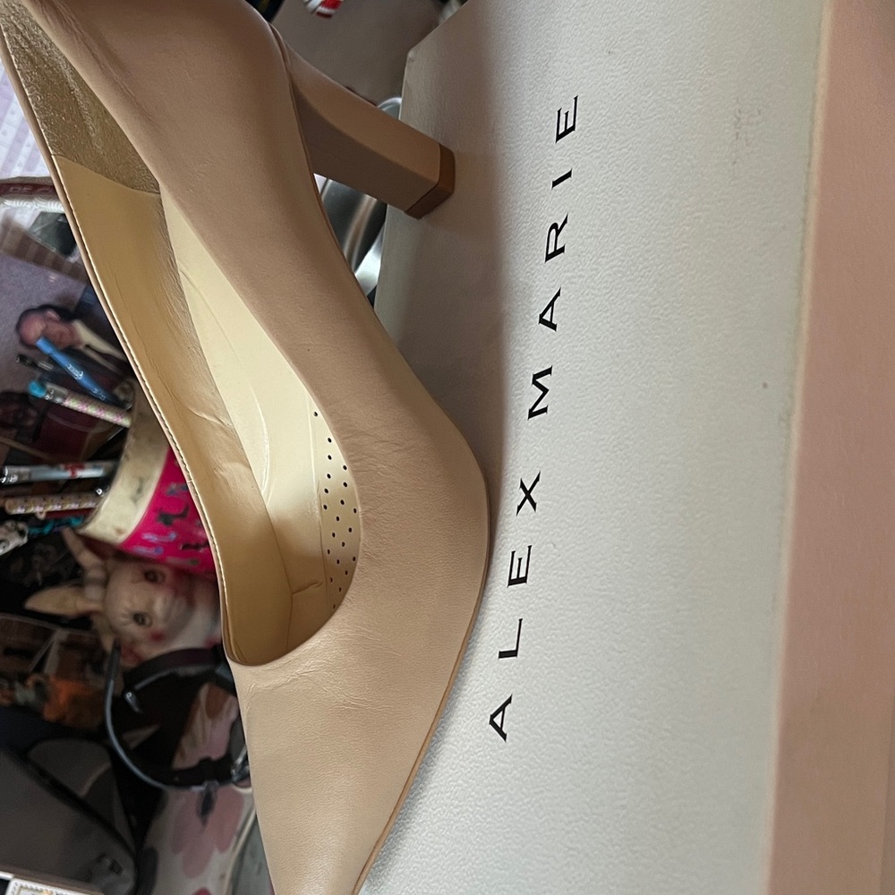 Alex Marie Classic Beige Heels